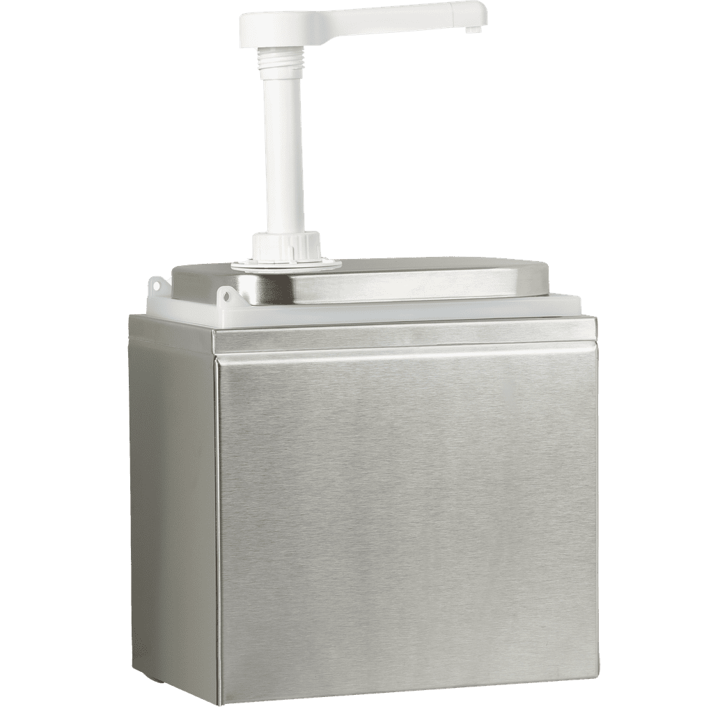 Stainless Steel Jar Plastic Pump 2.6 Ltr