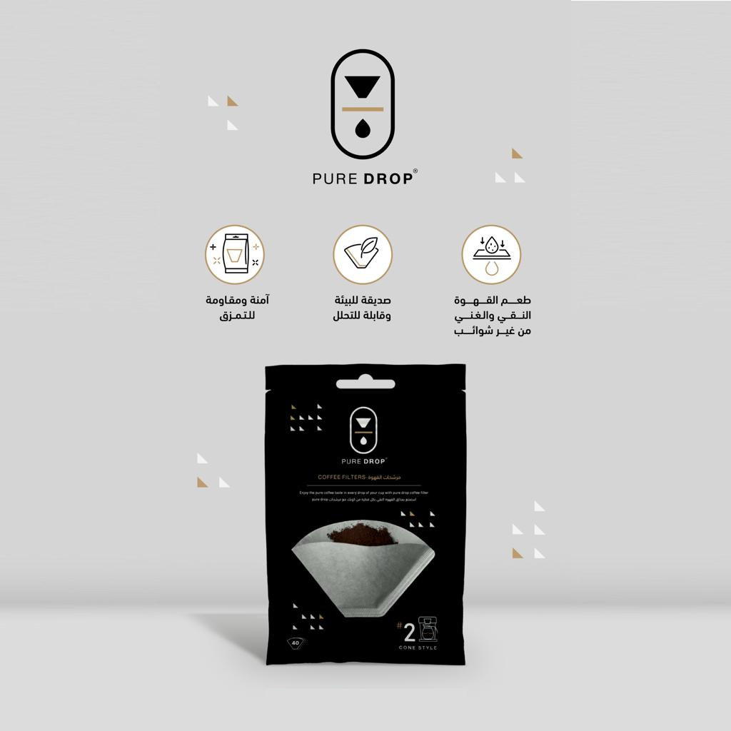 Pure Drop Paper Filter Filters - Size 02